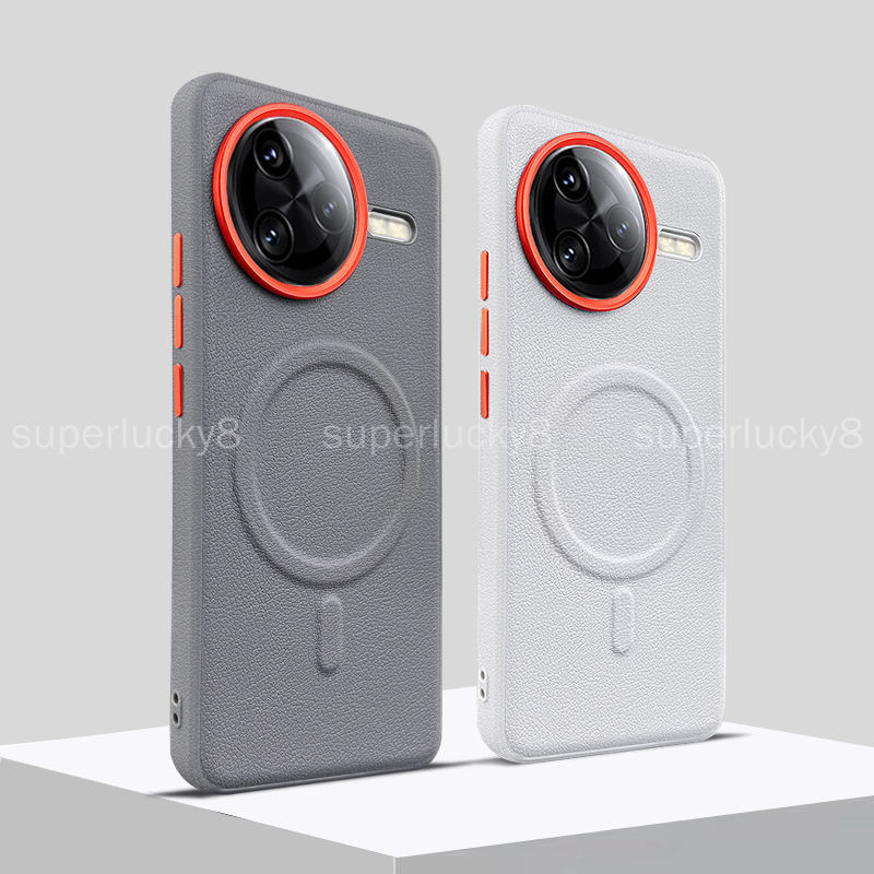 ฟรีฟิล์มด้านหลัง Xiaomi poco f7 Ultra poco f7 Pro เคสโทรศัพท์ poco f7 แม่เหล็กคุณภาพสูงหนังธรรมดา Fr