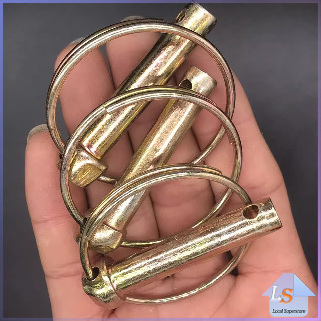 ปริ้นห่วงล็อค สลักรถไถ ขนาดแกน 8mm ปริ้นล็อค สลักล็อก ใช้กับรถไถได้ทุกรุ่น ราคาต่อชิ้น Tractor Hanging Pin