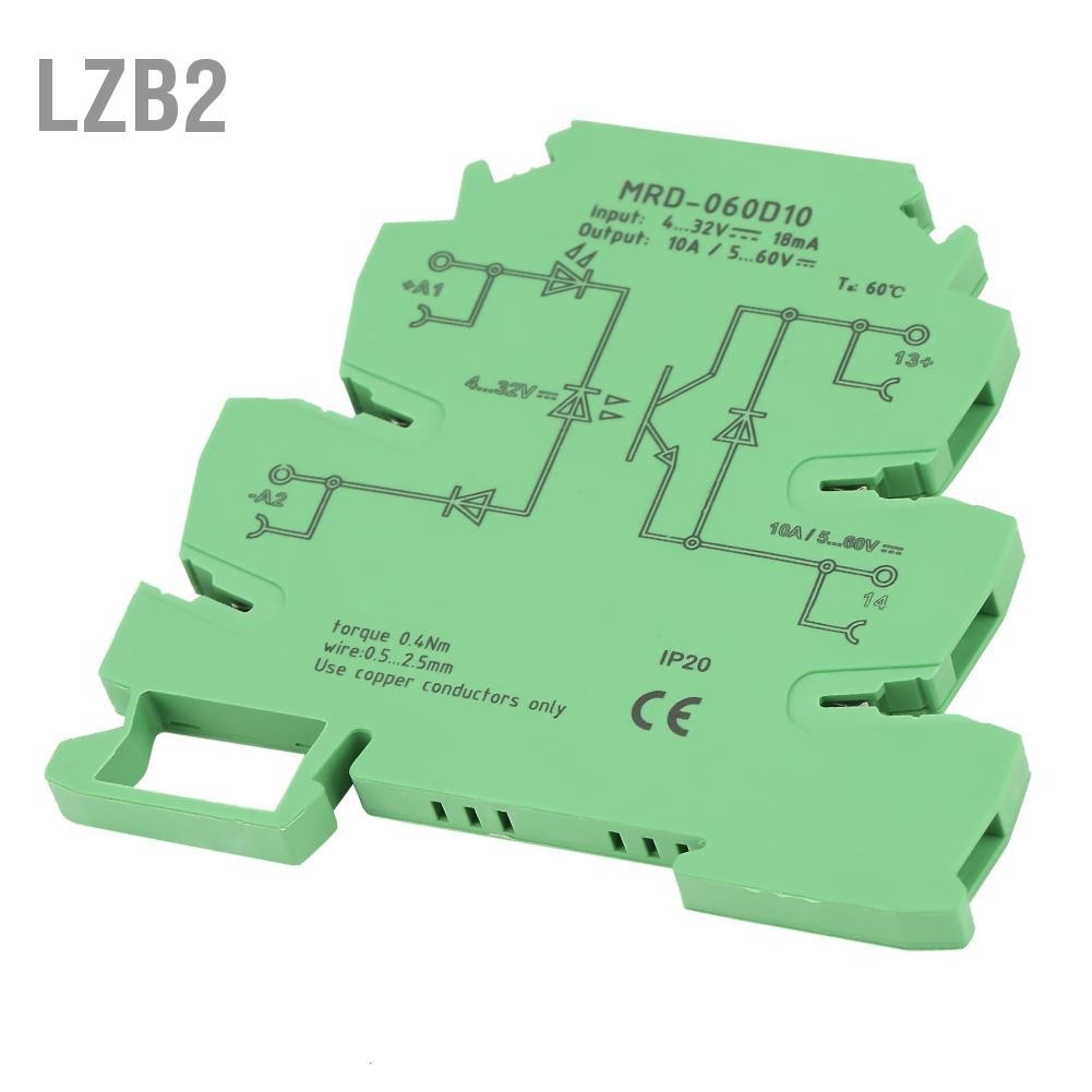 LZB2 MRD-060D10 Ultra Thin PLC รีเลย์เครื่องขยายเสียง DC Solid State Relay โมดูล