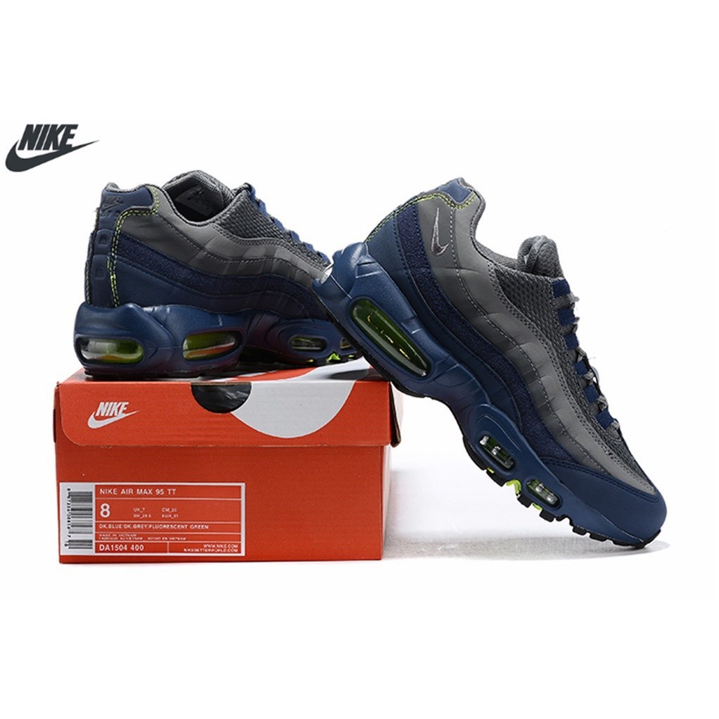 Nike air Max 95 air-cushioned รองเท้าวิ่ง ผ้าตาข่าย ระบายอากาศ สําหรับผู้ชาย