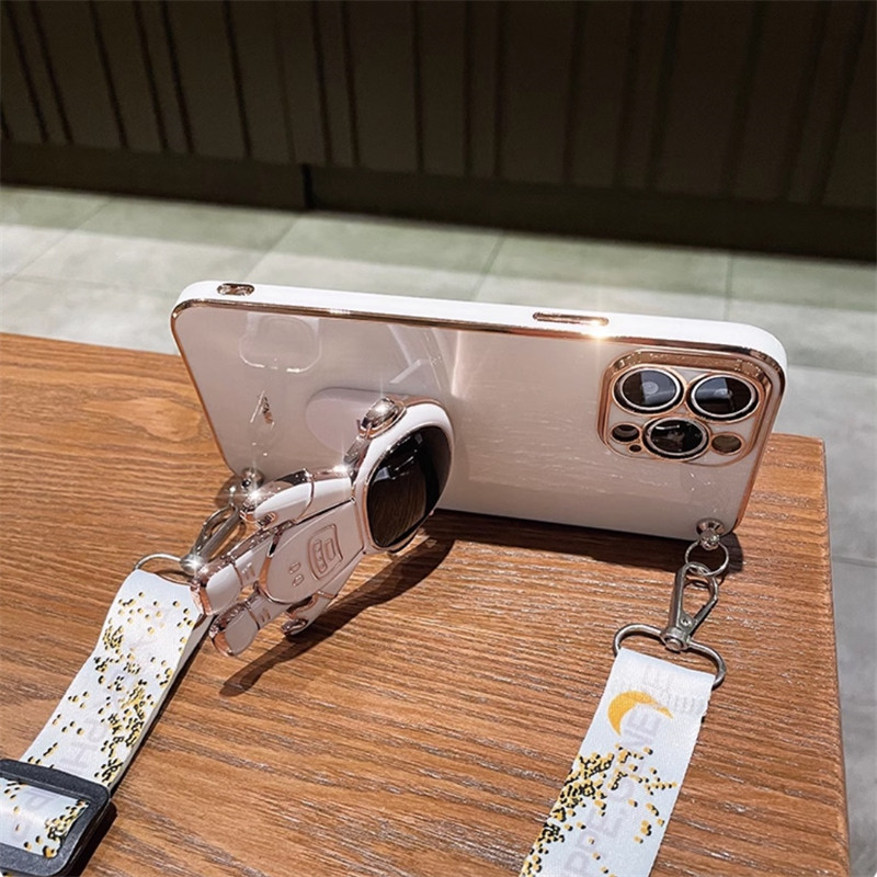 เคส Tecno Spark GO 2024 Spark 20 20C Infinix Smart 8 เคสโทรศัพท์มือถือ ลายนักบินอวกาศ พร้อมสายคล้องยาว สําหรับ Tecno SparkGO 2024 Spark20 Spark20C Smart8 - รูปที่ 4