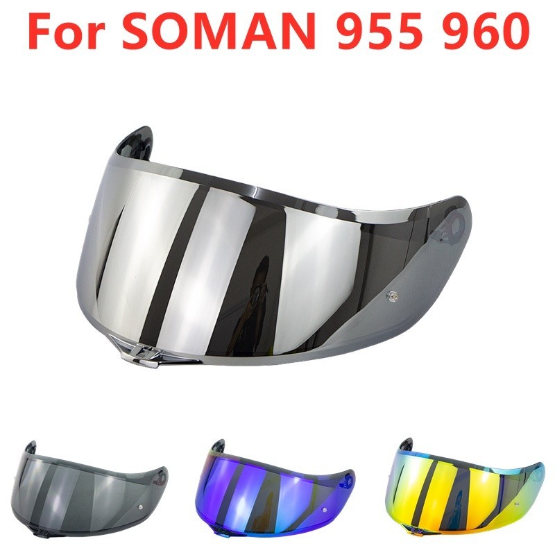 Rio SOMAN 955 960 หมวกกันน็อค รถจักรยานยนต์ ความแข็งแรงสูง Casco Moto โล่กันแดด ป้องกันรังสียูวี อุปกรณ์เสริมหมวกกันน็อค สําหรับ 955