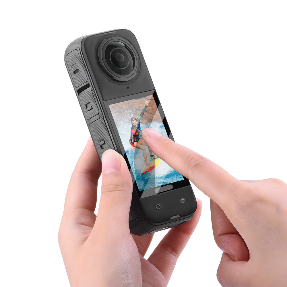 เหมาะสําหรับ Insta360 X5/X4 กล้องเคลื่อนไหวแบบพาโนรามาฟิล์มนิรภัยเลนส์หน้าจอฟิล์มแก้วสิ่งที่แนบมา