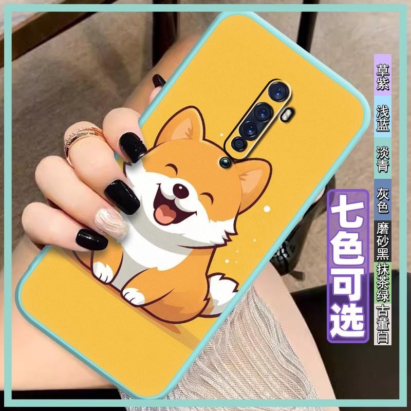 cute Digital Phone Case For OPPO Reno2 Girlfriend good luck trend soft Blame Dirt-resistant Full wrap Anime cartoon Simple