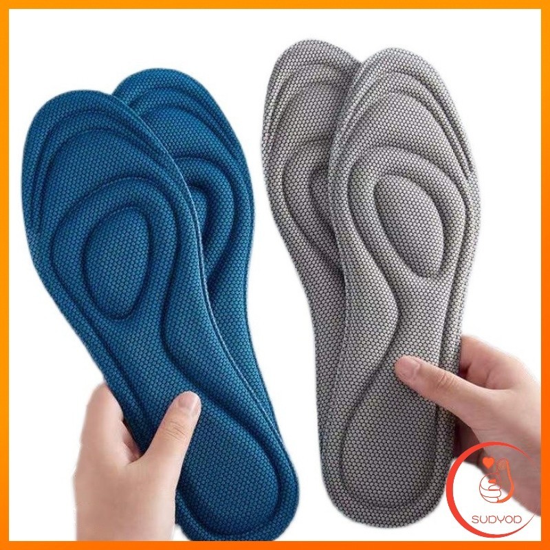 Sudyod แผ่นรองเท้าเพื่อสุขภาพ ใส่สบาย ป้องกันการปวดเท้า ขนาด 35-46 insoles