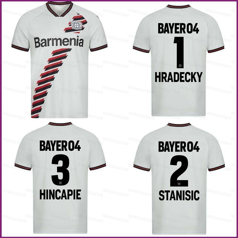 Yx 2023-2024 Bundesliga Bayer 04 Leverkusen Hradecky Stanisic Hincapie เสื้อยืด พลัสไซซ์ สําหรับเด็ก และผู้ใหญ่