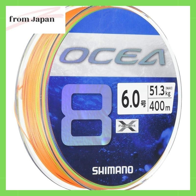 SHIMANO Line O'Shea 8 400m 6.0 No. 5 Color LD-A81S Fishing Line