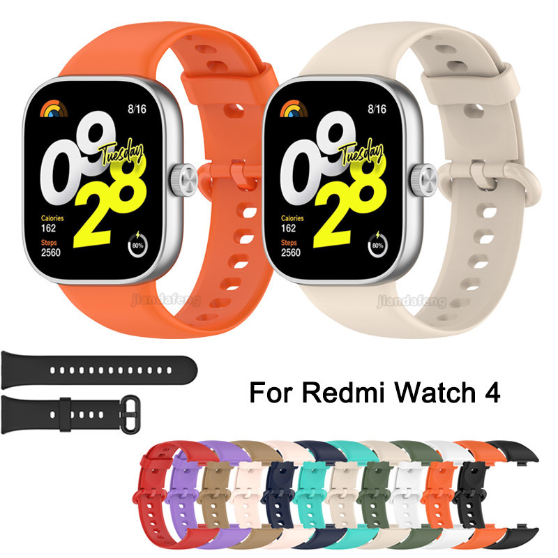 สายรัดข้อมือซิลิโคน กันน้ํา แบบเปลี่ยน สําหรับ Redmi Watch4