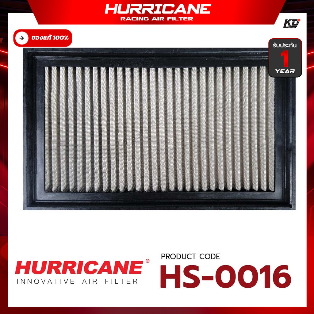 HURRICANE กรองอากาศสแตนเลส , ผ้าแดง BMW ( Z5 ) HS-0016