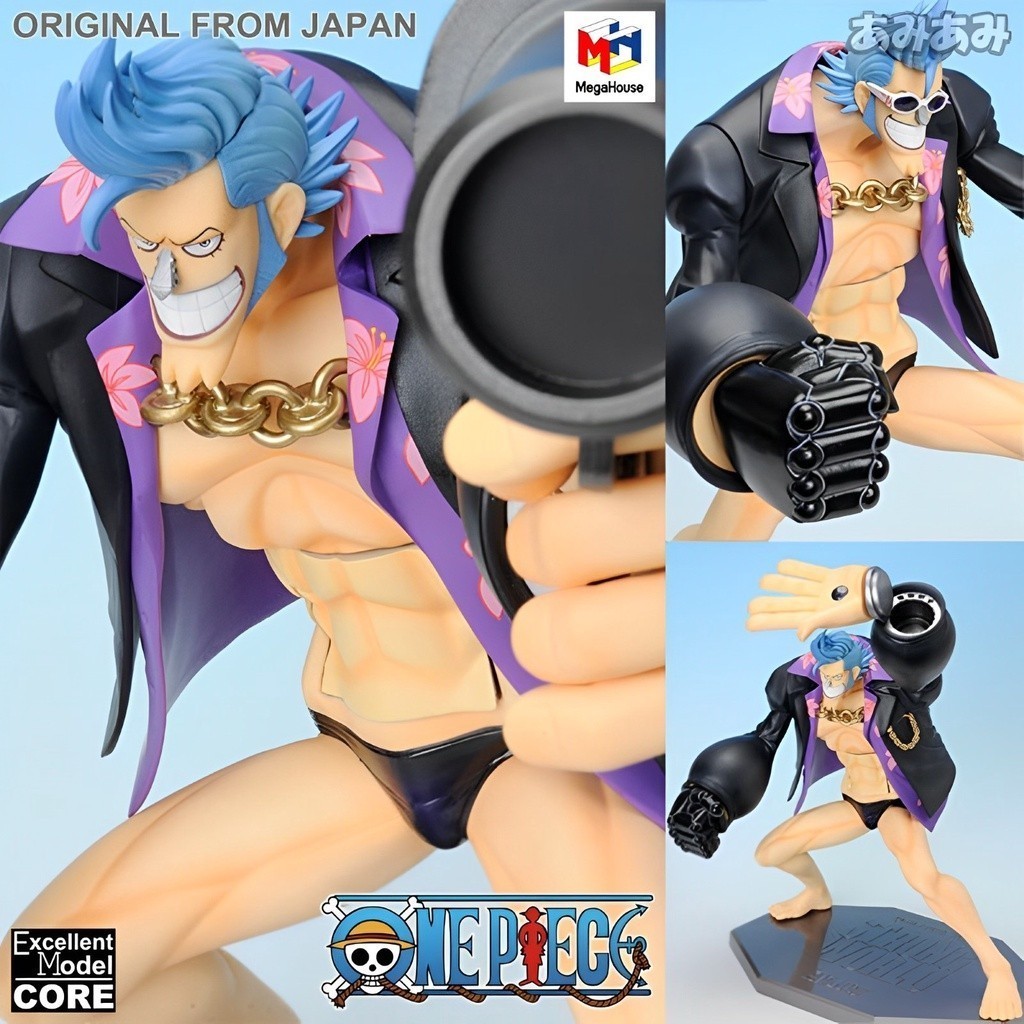 พร้อมส่ง งานแท้ MegaHouse Model Core P.O.P Portrait.Of.Pirates One Piece วันพีซ Franky Franosuke แฟร