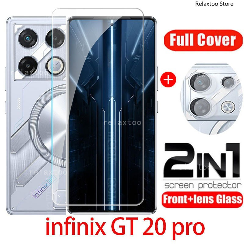2in1 กระจกนิรภัยโปร่งใสฟิล์มสําหรับ Infinix GT 30 20 Pro GT20 GT30 GT10 Pro GT20Pro GT10Pro GT30Pro 