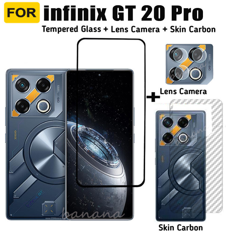 สําหรับ infinix GT 20 Pro กระจกนิรภัย infinix GT 10 Pro หมายเหตุ 40 30 10 Pro สมาร์ท 8 Pro Plus สมาร์ท 8 HD สมาร์ท 7 เลนส์กล้องกระจกป้องกันหน้าจอและฟิล์มด้านหลัง