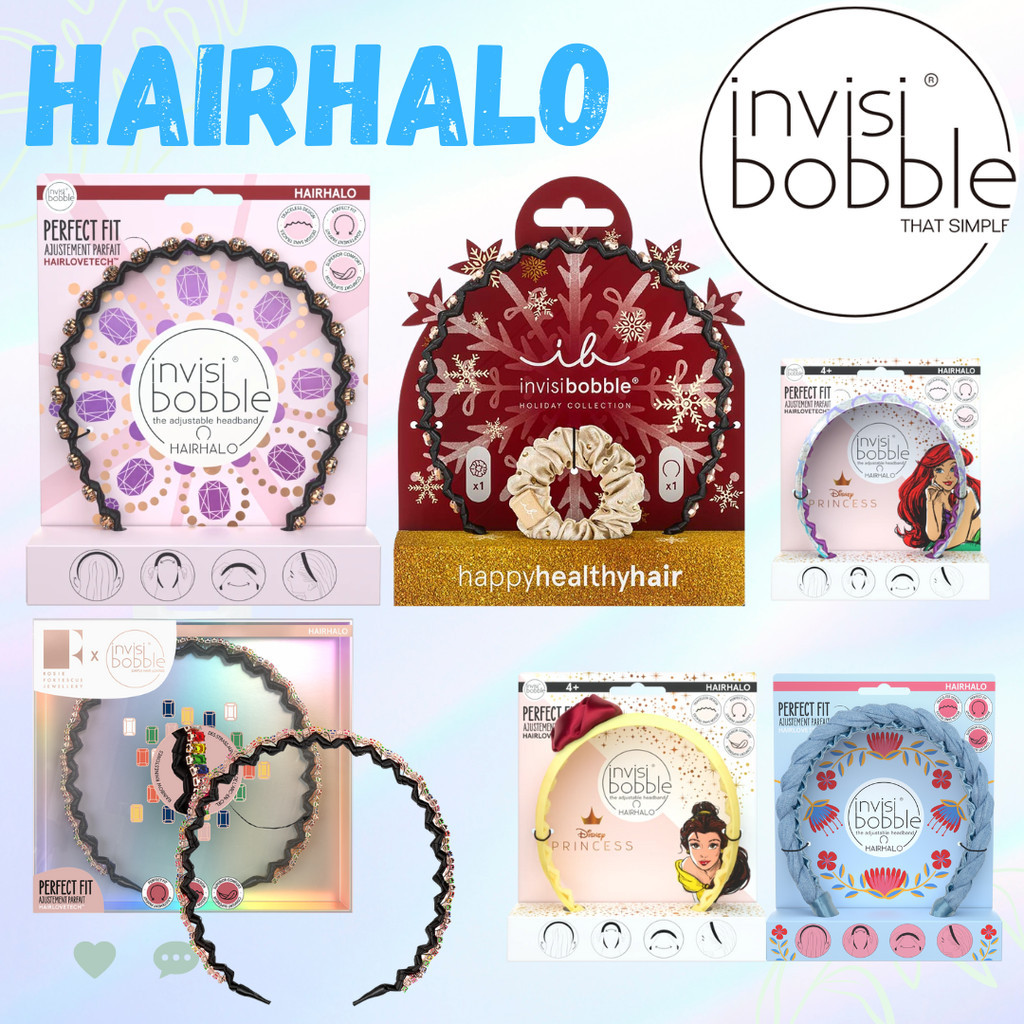 Invisibobble HAIRHALO ที่คาดผมไม่รัดหัว ไม่กินผม รับประกันของแท้ – โปรปัง