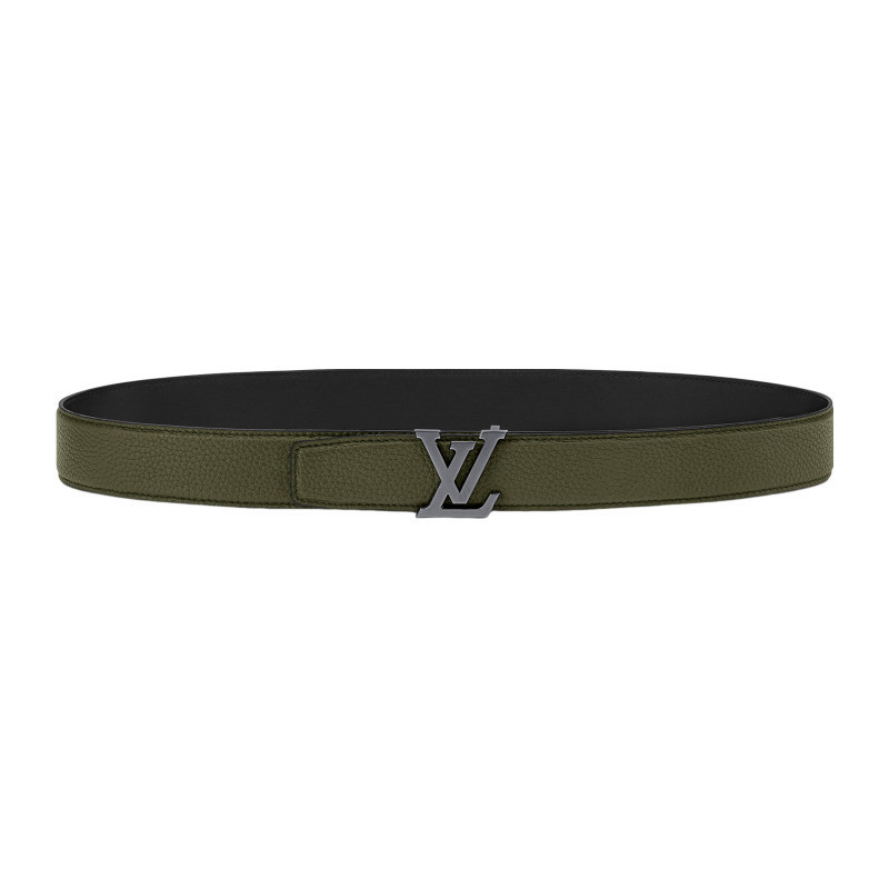 LV/Louis Vuitton Men's Belt Heritage 35MM minimalist calf leather buckle double-sided belt M0679T