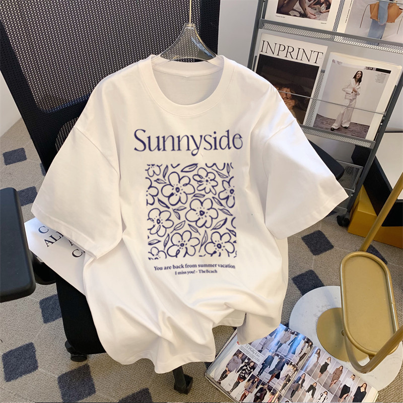 (กรุงเทพจัดส่งสินค้า)MAO Shop เสื้อOversizedรุ่น Sunny side🧣  6สี แฟชั่นสไตล์เกาหลี ไซซ์ S-XXXL