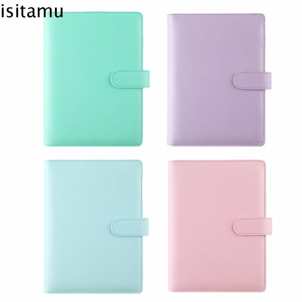 Isitaft Notebook Cover Journal DIY Ring Binder แฟ ้ มโฟลเดอร ์ A6/A5|ฝาครอบ Notepad สี