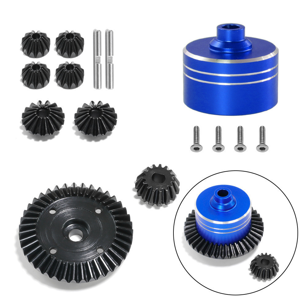 สําหรับ TAMIYA XV02 TT02 TT02B Differential Gear + อลูมิเนียม Differential Housing