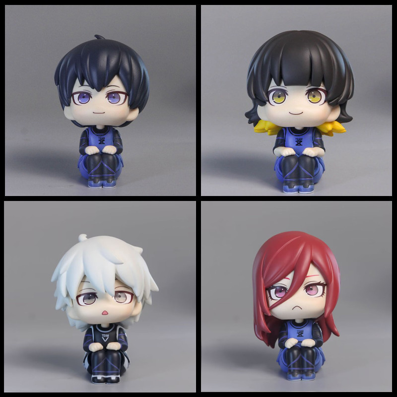 Blue Lock Look Up อะนิเมะ Bachira Meguru Nagi Seishiro Chigiri Hyoma Isagi Yoichi 10 ซม.PVC รูปคอลเลกชันของเล ่ น