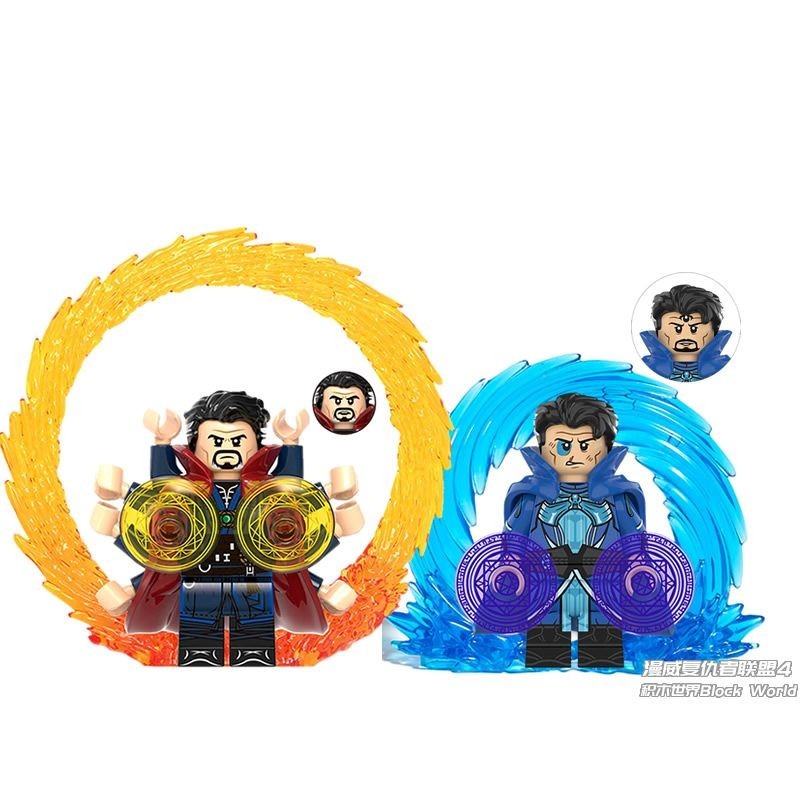 Marvel ใช ้ งานร ่ วมกับ Lego Avengers 4 Iron Man 3 Thor Ronin Doctor Strange Building Blocks Minifigure ของเล ่ น