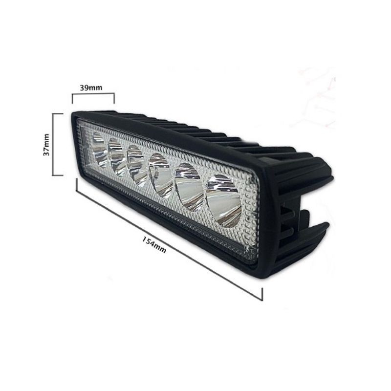 MATA LED SPOTLIGHT 6 POINTS CWL 18 WATT 12V - 24V CREE 18W MOTORCYCLE CAR WORKLIGHT SPOT LIGHT SUPER