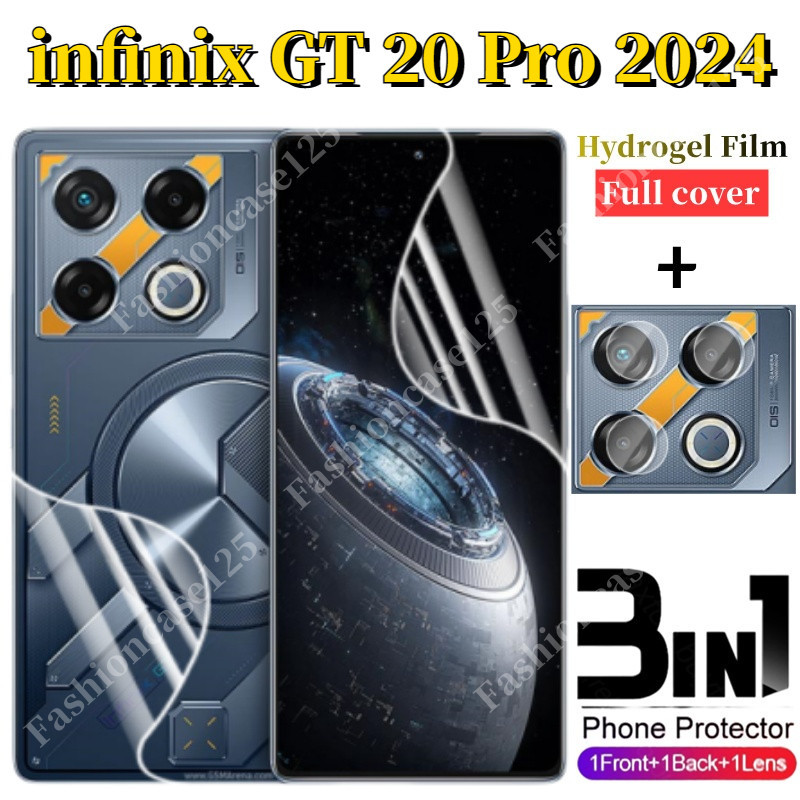 3in1 infinix GT 20 Pro 2024 ฟิล์มไฮโดรเจลสําหรับ infinixGT20Pro infinix GT20Pro GT20 GT 20 Pro 20Pro