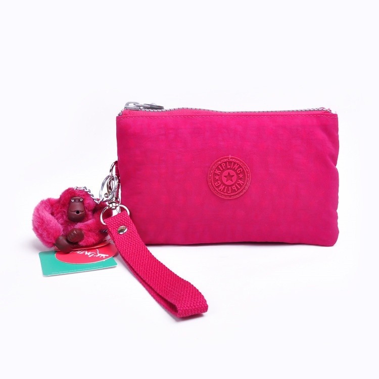 Kipling 100% original and genuine solid color women's bag fresh and versatile clutch simple style wallet