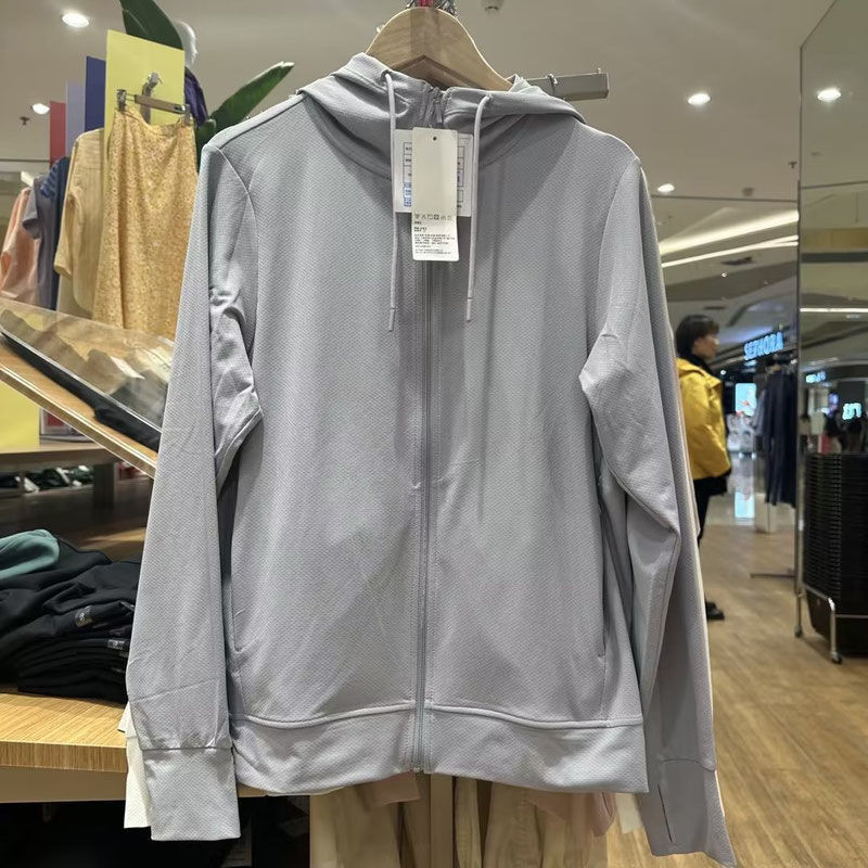 คุณเจีย เสื้อผ้าผู้หญิง2023ฤดูร้อนป้องกันรังสีอัลตราไวโอเลตตาข่ายซิปคลุมด้วยผ้าคาร์ดิแกนครีมกันแดดเสื้อผ้าแจ็คเก็ต456261 - รูปที่ 5