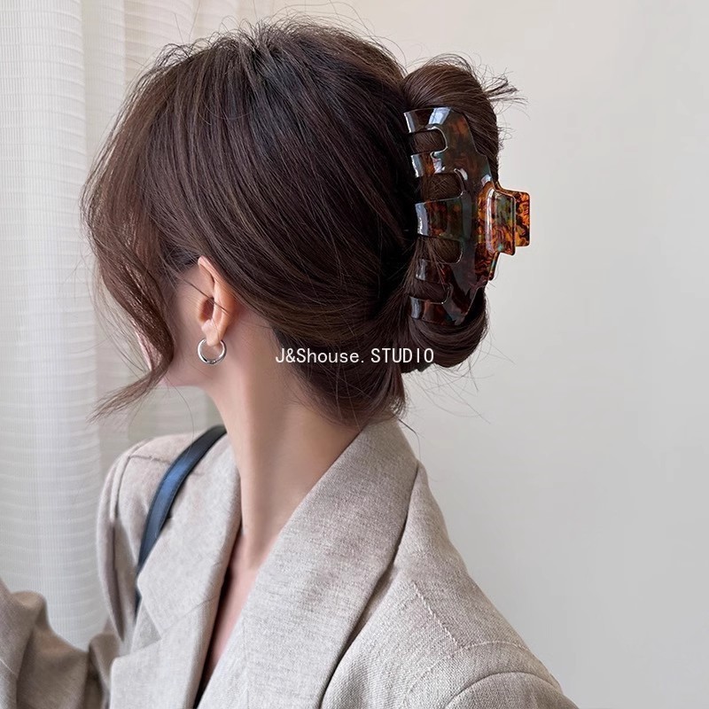 เคเอฟ778 เกาหลีขนาดใหญ่คุณภาพสูงอะซิเตทผมกรงเล็บคลิปจํานวนมากผมผู้หญิงอุปกรณ์เสริม - รูปที่ 2