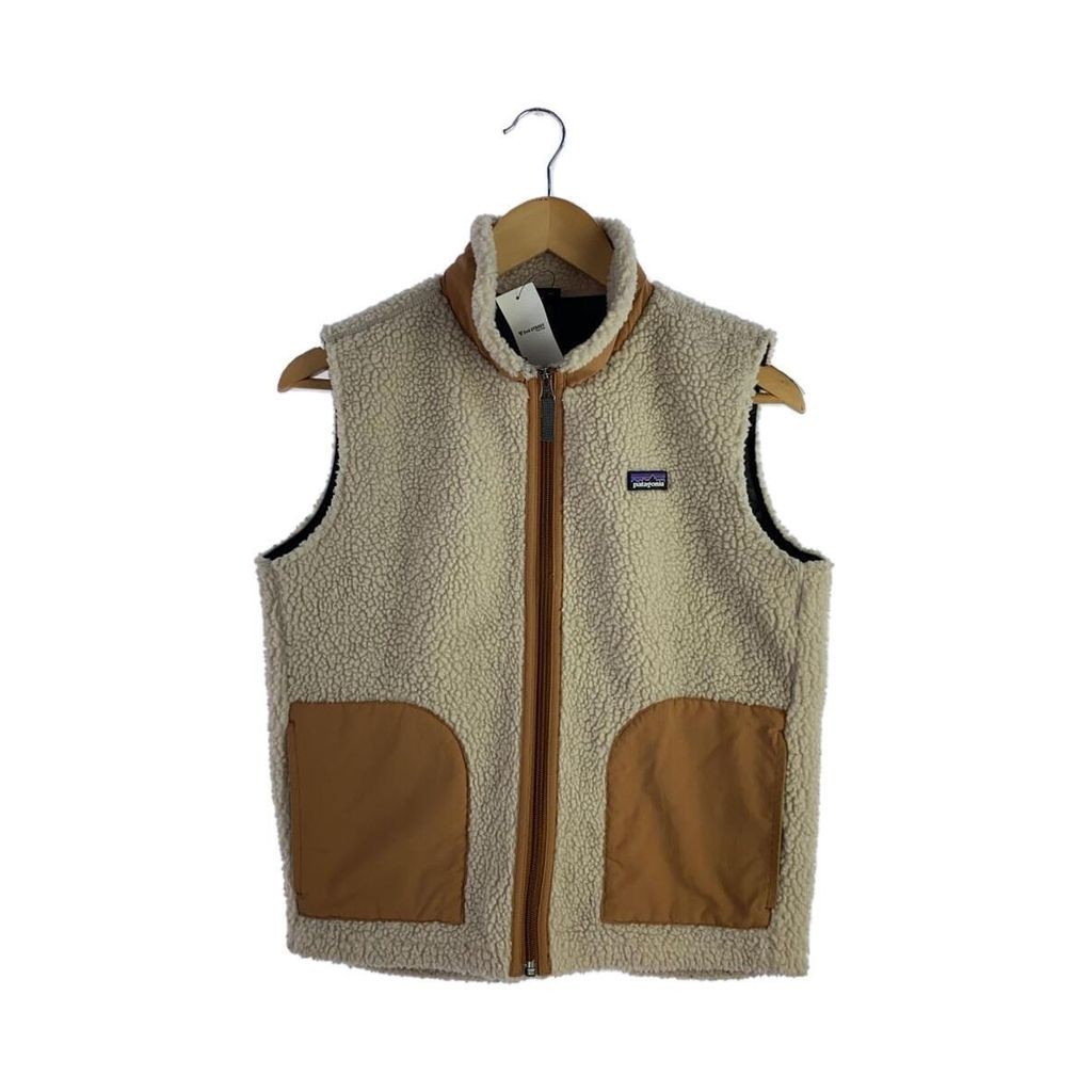 Patagonia Kids Jacket Retro X Vest L Polyester BEG Solid 65619 Direct from Japan Secondhand
