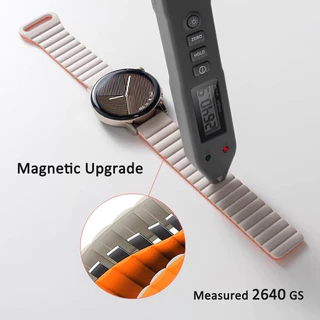 ซิลิโคนแม่เหล็ก 18 มม.สําหรับ Garmin Venu 4 3s 41 มม.2s Forerunner 255s 265s Vivoactive4s Vivomove3s