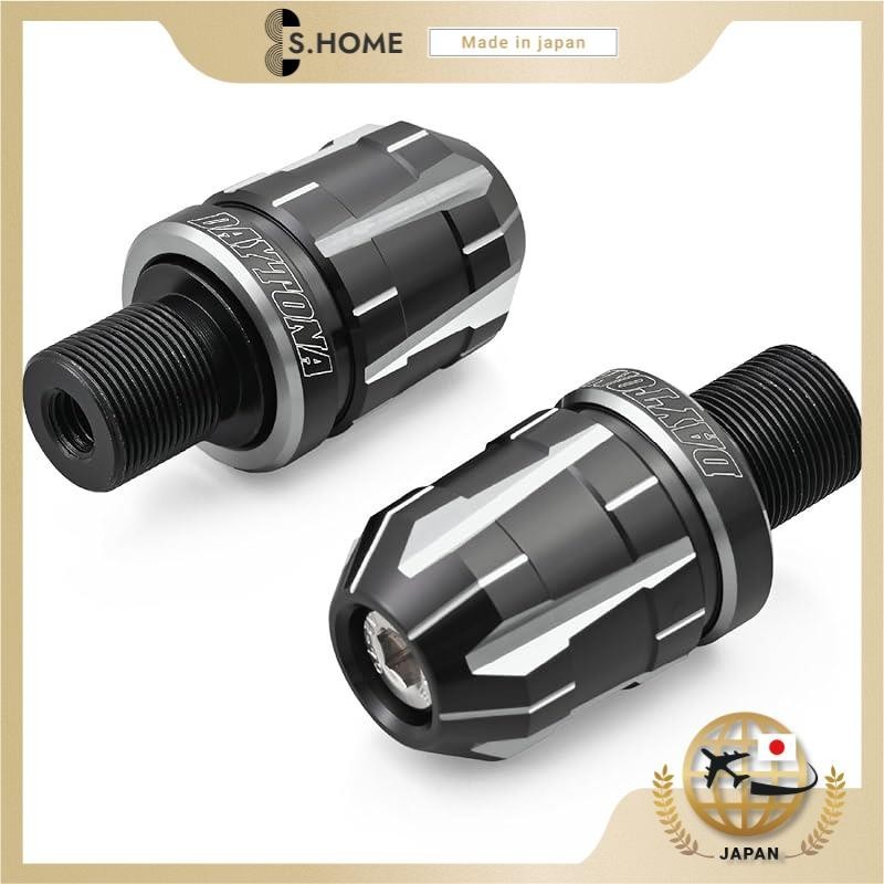 Daytona Premium Zone Motorcycle Bar End สําหรับ Kawasaki (M17🏠 Techno Ash Silver 42585
