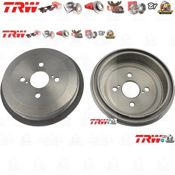 TRW จานดรัมเบรค 1 ใบ จานเบรคหลัง ดรัมเบรคหลัง เหล็กเกรด GG20 DB7034 TOYOTA YARIS NSP152 3NR ปี 2013-2016 ขนาด 251.8 mm