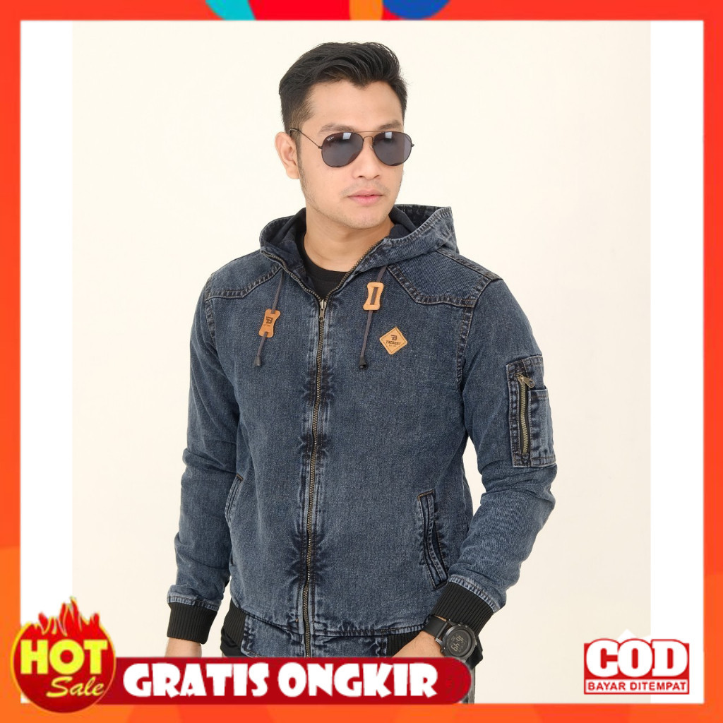 [ต้นฉบับพรีเมี่ยม] SANDWASH HOODIE JACKET พร้อมโลโก้หนัง / THE BERRY ORIGINAL LEATHER LOGO HOODIE DE