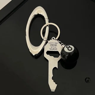 ใหม ่ oakleeey Carabiner พวงกุญแจโลหะจี ้ High-End Original มัลติฟังก ์ ชั ่ เอวอุปกรณ ์ เสริมเข ็ มทิศ