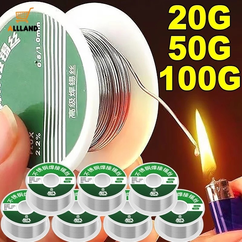 Universal Stainless Steel Solder Wire - Easy Melt Low Temperature Aluminium Copper Iron Metal Weldin