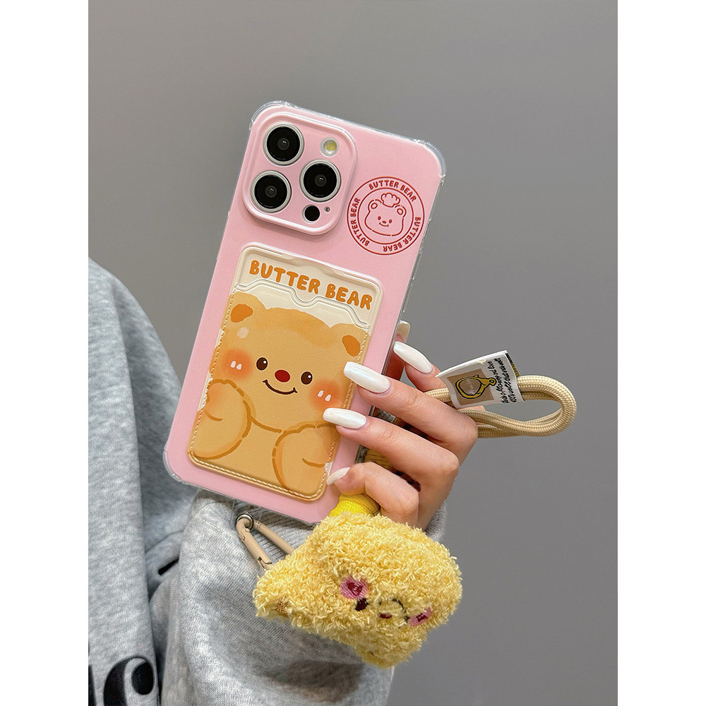 หมีน่ารักแสตมป์กรณีOPPO A3X A60 11F Realme c65 note 50 c51s c67 a16 11 Pro Plus 12 Pro Plus a17 a15 