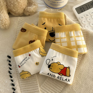 5 ชิ้นผ้าฝ้ายแท้สาวชุดชั้นในกางเกงเด็กญี่ปุ่นน่ารักการ์ตูนสา…