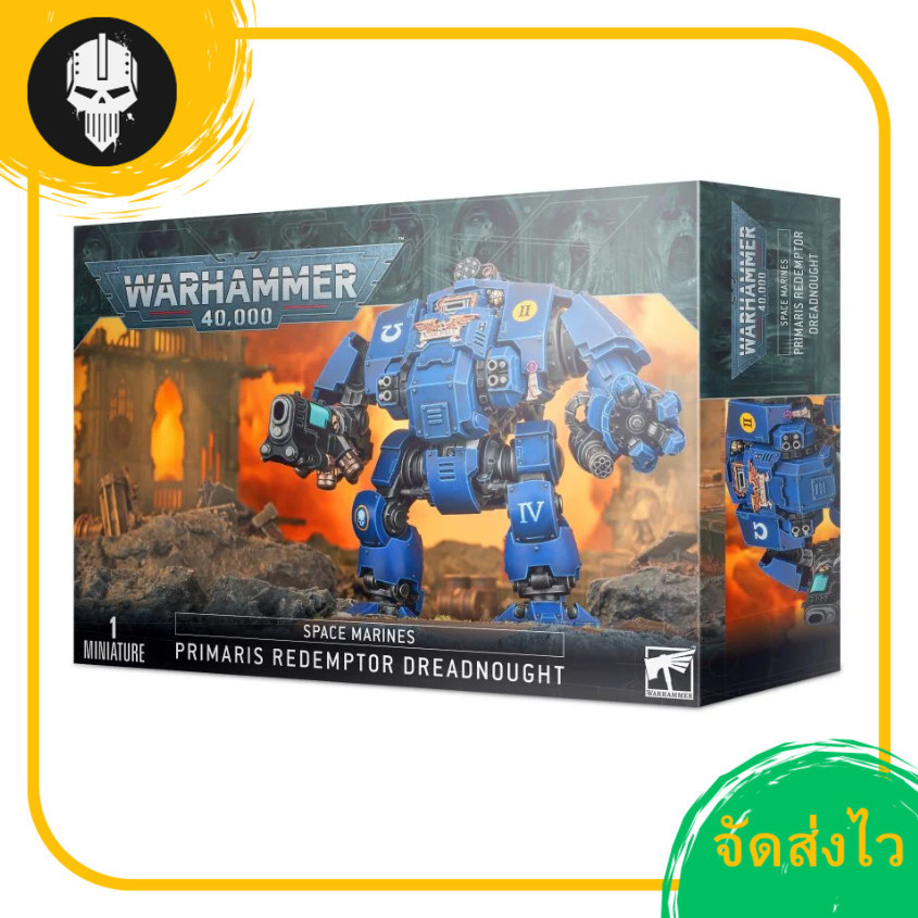 Warhammer 40K : SPACE MARINES: PRIMARIS REDEMPTOR DREADNOUGHT วอร์แฮมเมอร์