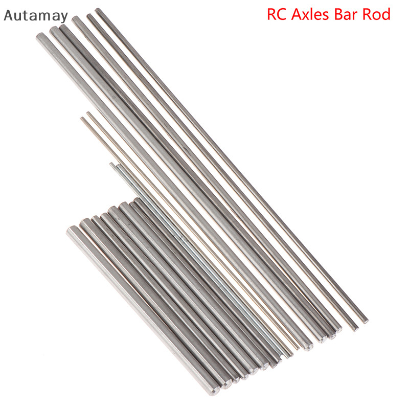 Autamay เส้นผ่านศูนย์กลาง 2/3/4/5/6 มม.RC สแตนเลสเพลาบาร์ Rod Linear Rail รอบเพลาใหม่