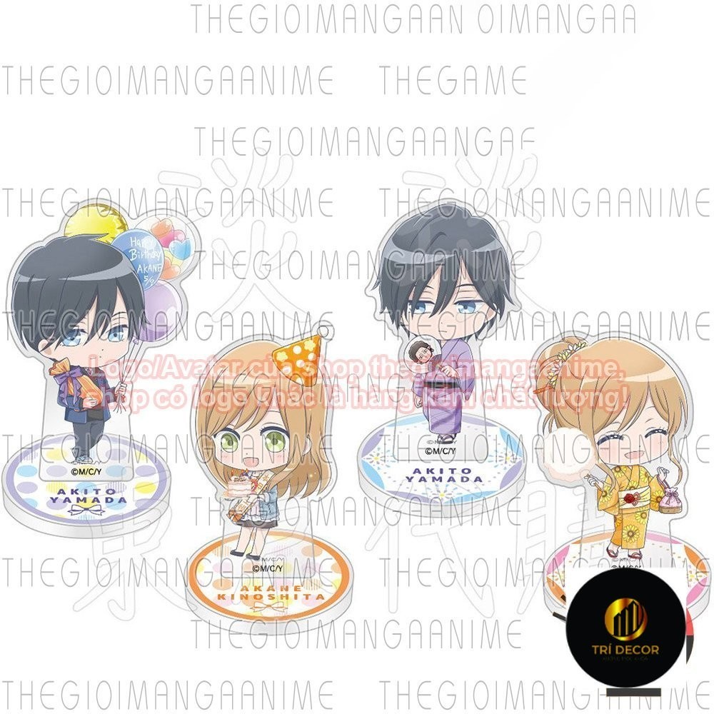 (3ซม.) Standee รุ่น My Love Story With Yamada-kun ที่ Lv999 ver FESTIVAL อะนิเมะจิบิมิกะในอะคริลิคน่ารัก
