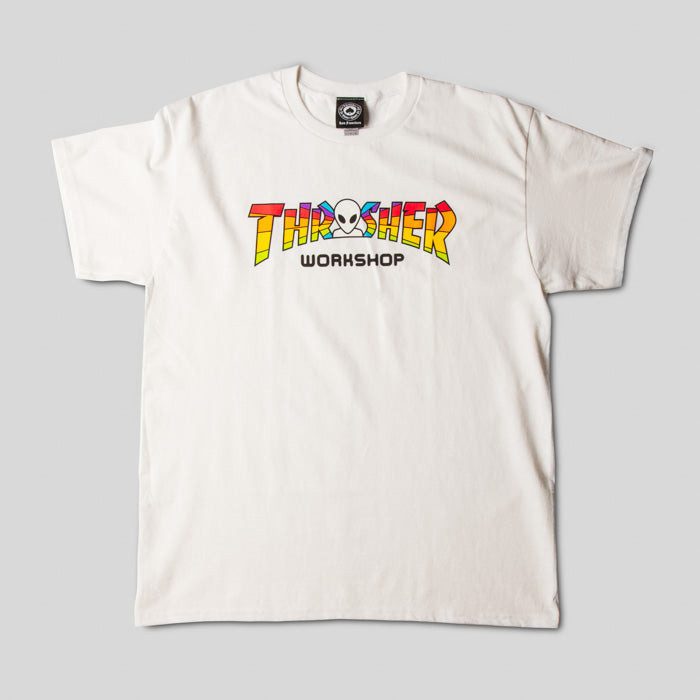 Thrasher x AWS Spectrum T-Shirt White
