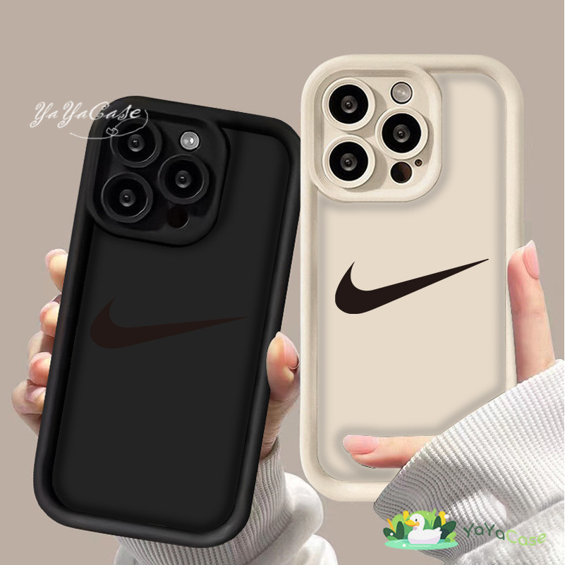 สำหรับ iPhone 11 13 16 Case FOR เคสไอโฟน14 15 12 pro max 6 7 8 16 14 15 Plus X XR ไนกี้ รุ่น สไตล์ TPU ซิลิโคนนุ่ม เคส