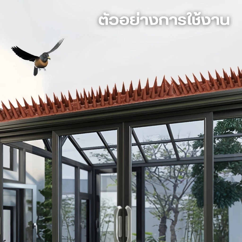 แผงหนามกันแมว/สุนัข/นก ปลอดภัย ติดตั้งได้ทุกพื้นผิว thumbnail 8