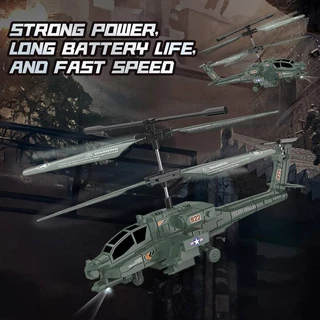 RC รีโมทคอนโทรล Apache เฮลิคอปเตอร์ Plan Flying ของเล่นรีโมทคอนโทรลเฮลิคอปเตอร์เครื่องบิน Gyroscope สําหรับเด็กของขวัญของเล่นสําหรับเด็ก