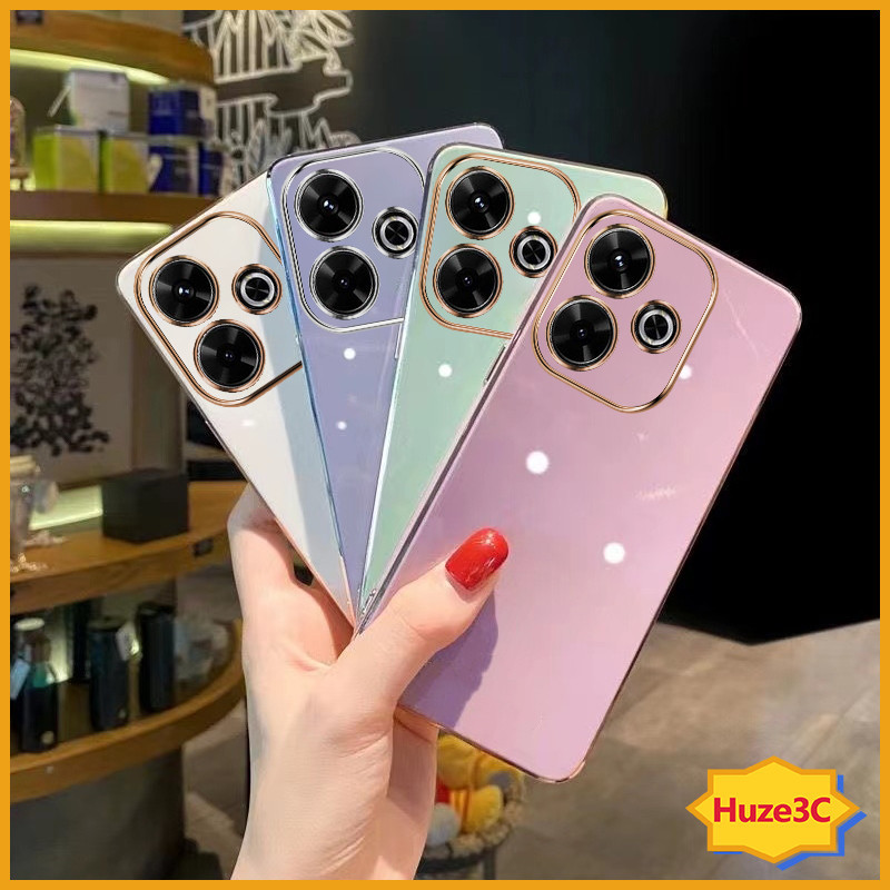 เคส Poco M6/ Poco M6Pro/ Poco F6/ Poco F6Pro/ Poco X6/ Poco X6Pro เคสโทรศัพท์มือถือแบบนิ่ม ลาย เรียบ
