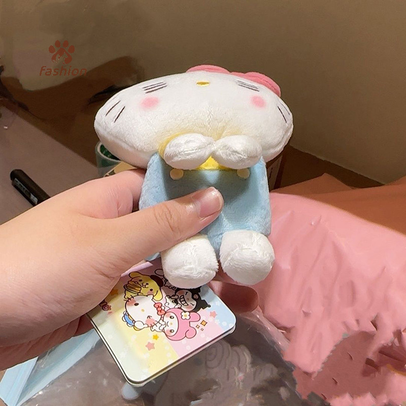 [แฟชั่น] Blinking Or Speetchless Kawaii Hello Kitty ของเล่นตุ๊กตาน่ารักพวงกุญแจ Kt ตุ๊กตาตุ๊กตาจี้ของขวัญวันเกิดกระเป๋าเป้สะพายหลังอุปกรณ์เสริม {TH}