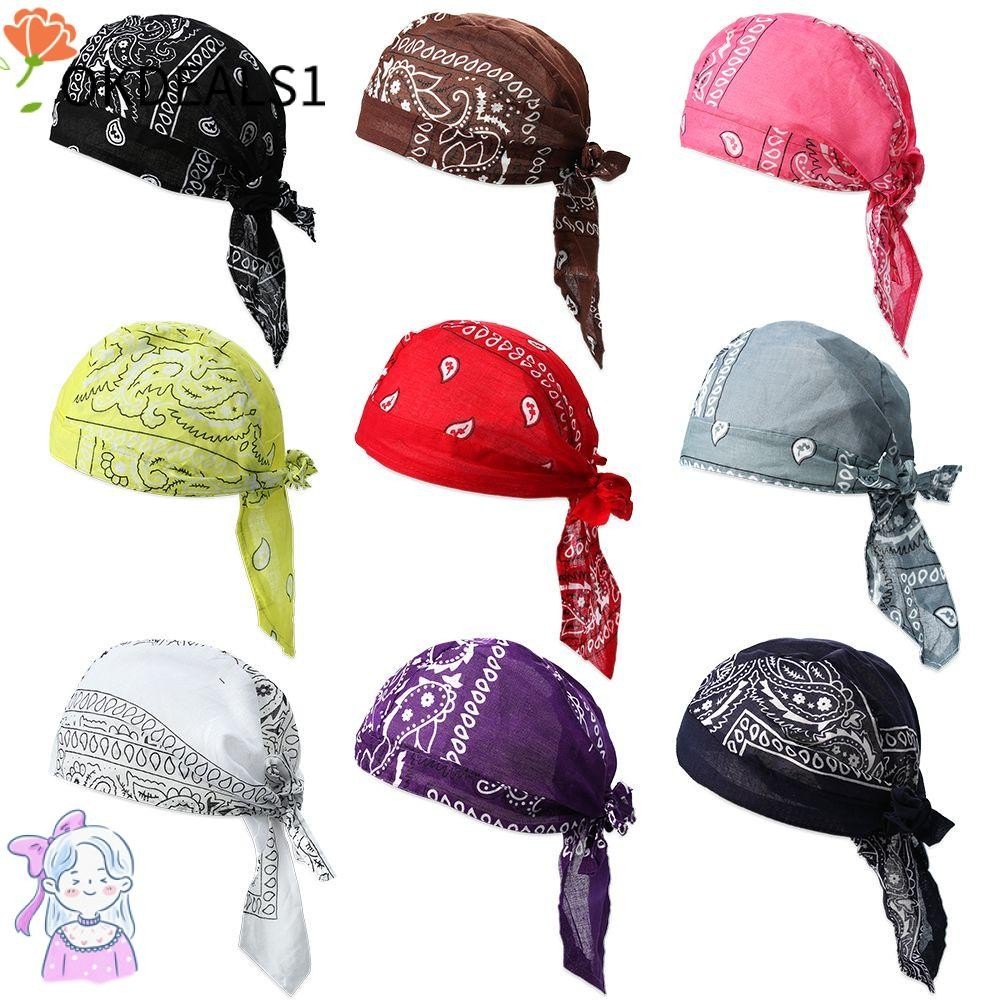 Dealshop ผ้าโพกหัวมุสลิมผู้ชายผู้หญิงมะเร็ง Chemo หมวกผ้าฝ้ายยืดหยุ่น Headscarf Bandana
