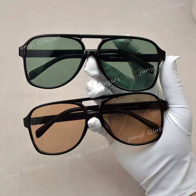 Retro สไตล์ Double Beam แว่นตากันแดดกรอบใหญ่สําหรับผู้หญิงผู้ชายรอบแฟชั่น Unisex แว่นตากันแดดกลางแจ้ง UV Resistance Shades สําหรับผู้หญิง Man ราคา ถูกที่สุด ดีลบีเคเค แกลเลอรีภาพที่ 7