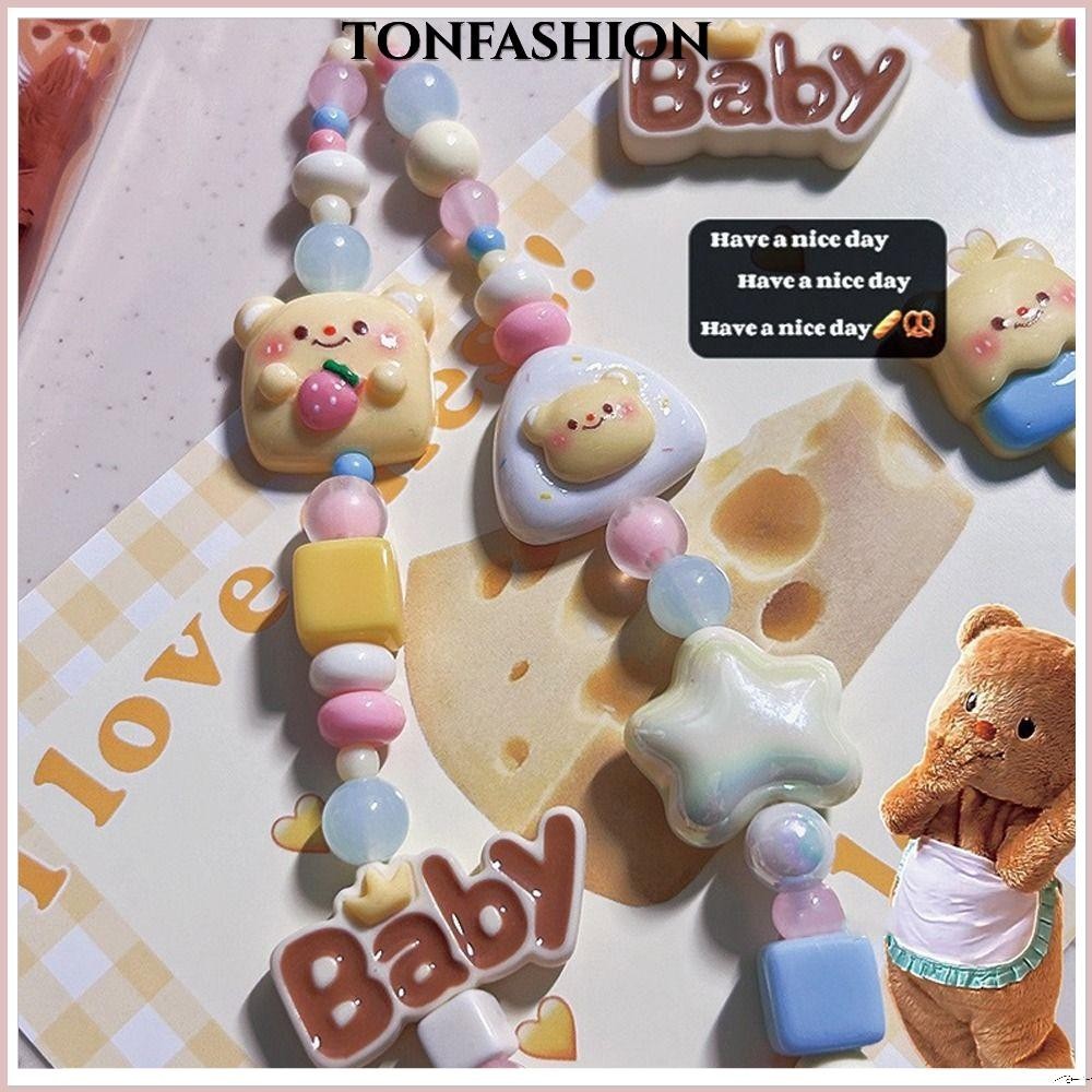 ตันแฟชั่น จี้กล้อง ซีซีดี, หมีเนยลูกปัดป้องกันการสูญหายโซ่โทรศัพท์มือถือ, อุปกรณ์โทรศัพท์ตกแต่งกระเป๋าการ์ตูนสร้างสรรค์