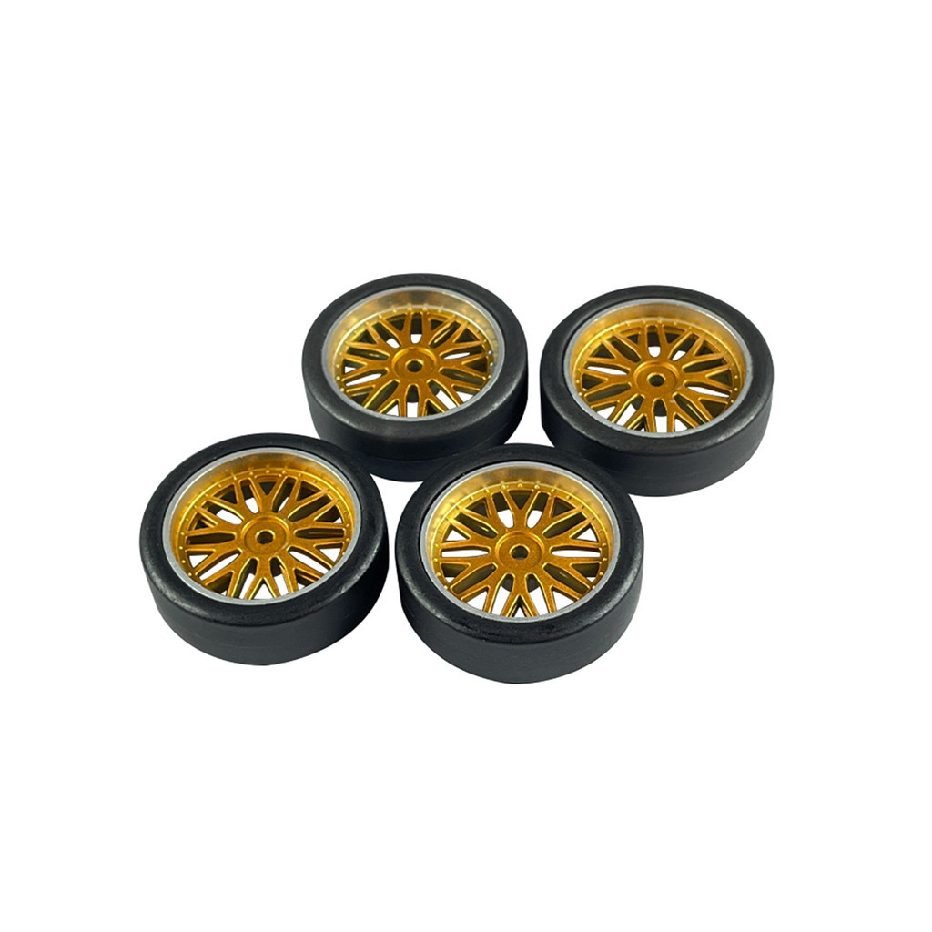 RC Drift ยางล้อ Tyre RC Drift ยางพลาสติก 32 มม.สําหรับ LDRC AE86 1/18 อะไหล่อัพเกรดอุปกรณ์เสริม